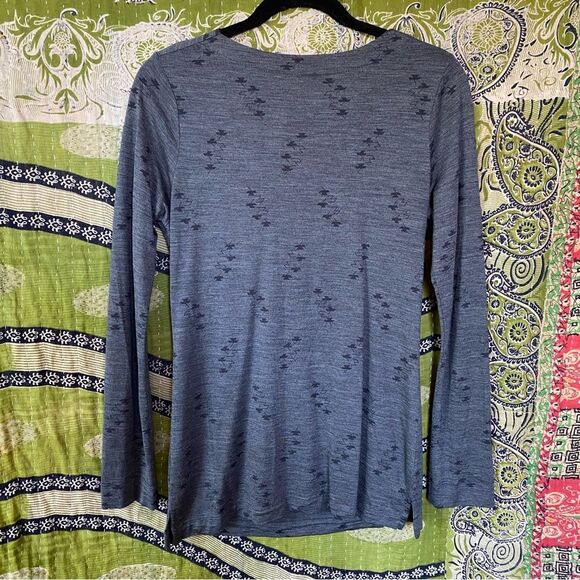 Ibex Gray Merino Wool Diana Cowl Neck Sweater Size Small - Picture 10 of 15